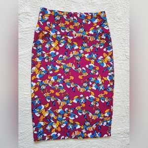 LulaRoe Donald Duck Skirt